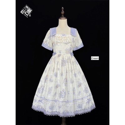 Miss Point Goose's Flower Basket Sailor Collar OP(Reservation/3 Colours/Full Payment Without Shipping)